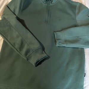 Men's Green Half-Zip DKNY Sweater